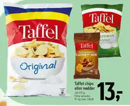 Føtex Taffel chips eller nødder tilbud