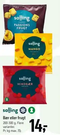 Føtex Salling Bær eller frugt tilbud