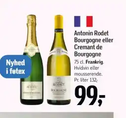 Føtex Antonin Rodet Bourgogne eller Cremant de Bourgogne tilbud