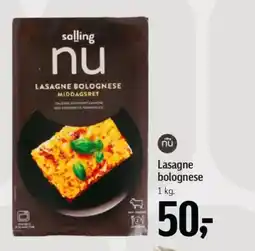 Føtex Salling Nu Lasagne bolognese tilbud