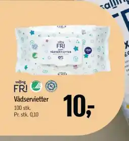 Føtex Salling Fri Vådservietter tilbud