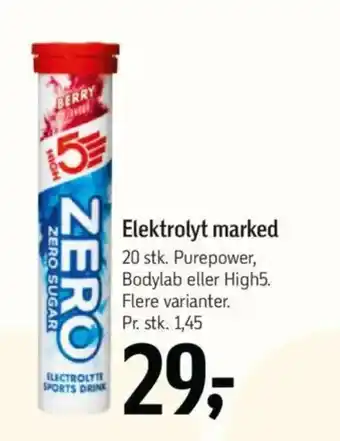 Føtex Elektrolyt marked tilbud
