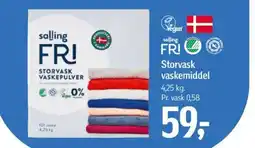 Føtex Salling Fri Storvask vaskemiddel tilbud