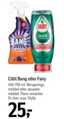 Føtex Cillit Bang eller Fairy tilbud