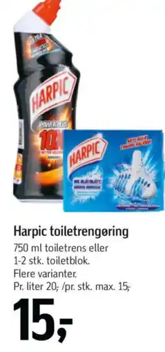 Føtex Harpic toiletrengøring tilbud