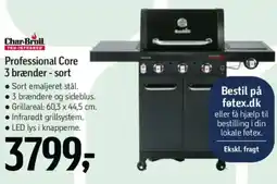 Føtex Char-Broil Professional Core 3 brænder sort tilbud