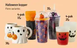 Føtex Halloween kopper tilbud