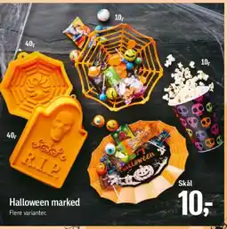 Føtex Halloween marked tilbud