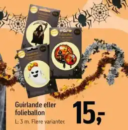 Føtex Guirlande eller folieballon tilbud