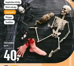 Føtex Halloween pynt tilbud
