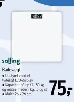 Føtex Salling Badevægt tilbud