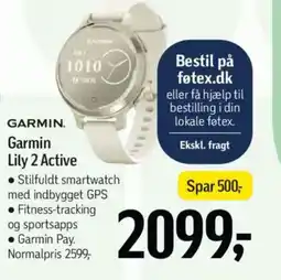 Føtex Garmin Lily 2 Active tilbud