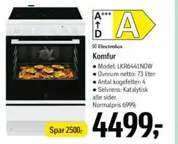 Føtex Electrolux Komfur tilbud