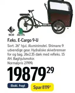 Føtex SCO F.eks. E-Cargo 9-U tilbud