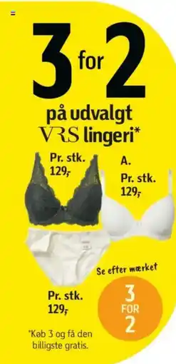 Føtex På udvalgt VRS lingeri tilbud