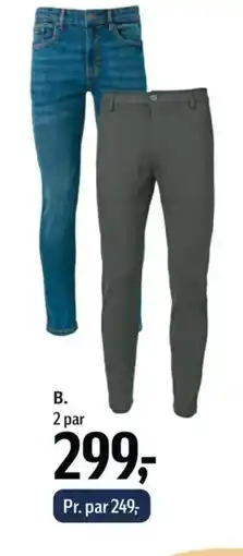 Føtex Herre jeans eller bukser tilbud