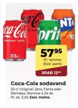 Dagrofa Food Service Coca-Cola sodavand tilbud