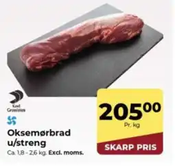 Dagrofa Food Service Oksemørbrad u/streng tilbud