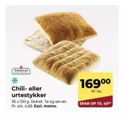 Dagrofa Food Service Chili- eller urtestykker tilbud