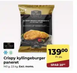 Dagrofa Food Service Crispy kyllingeburger paneret tilbud