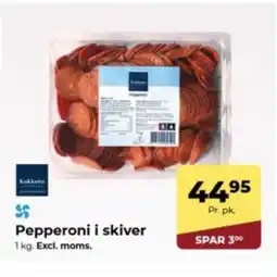 Dagrofa Food Service Pepperoni i skiver tilbud