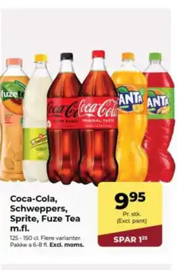 Dagrofa Food Service Coca-Cola, Schweppers, Sprite, Fuze Tea tilbud