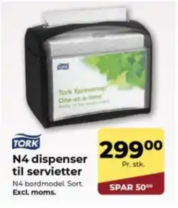 Dagrofa Food Service TORK N4 dispenser til servietter tilbud