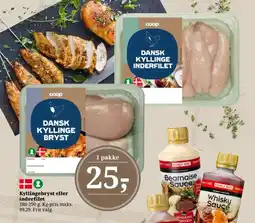 Dagli'Brugsen Kyllingebryst eller inderfilet tilbud