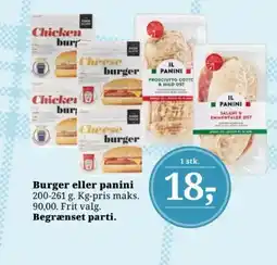 Dagli'Brugsen Burger eller panini tilbud