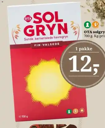 Dagli'Brugsen OTA solgryn tilbud