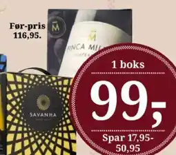Dagli'Brugsen Finca Milena i boks tilbud