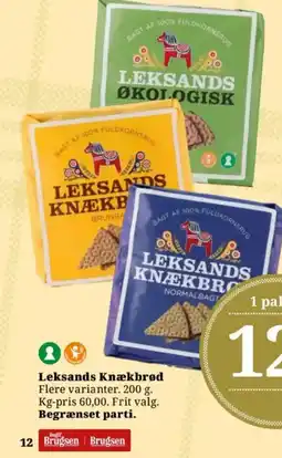 Dagli'Brugsen Leksands Knækbrød tilbud