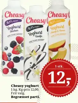 Dagli'Brugsen Cheasy yoghurt tilbud