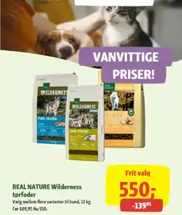 Maxi Zoo REAL NATURE Wilderness tørfoder tilbud