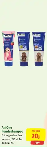 Maxi Zoo AniOne hundeshampoo tilbud