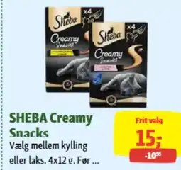 Maxi Zoo SHEBA Creamy Snacks tilbud