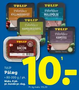 Lidl TULIP Pålæg tilbud