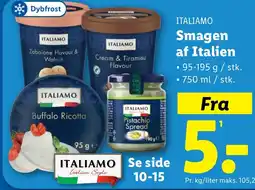 Lidl ITALIAMO Smagen af Italien tilbud