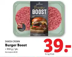 Lidl DANISH CROWN Burger Boost tilbud
