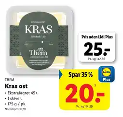 Lidl Them Kras ost tilbud