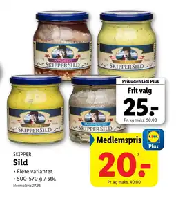 Lidl SKIPPER Sild tilbud