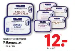 Lidl Sonderjyske Fristelser Pålægssalat tilbud