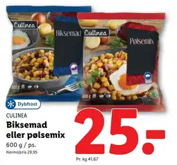 Lidl CULINEA Biksemad eller pølsemix tilbud