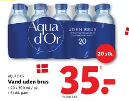Lidl AQUA D'OR Vand uden brus tilbud