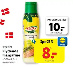 Lidl VITA D'OR Flydende margarine tilbud