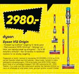 Bilka Dyson V12 Origin, DKK 2980 tilbud