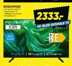 Bilka PROSONIC 50QUG9025, DKK 2333 tilbud