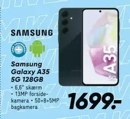 Bilka Samsung Galaxy A35 5G 128GB, DKK 1699 tilbud