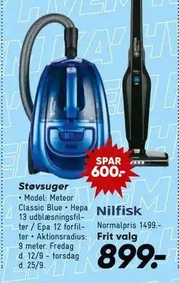 Bilka Støvsuger, DKK 899 tilbud