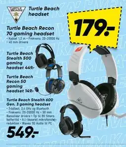 Bilka Turtle Beach Stealth 600 Gen. 3 gaming headset, DKK 549 tilbud